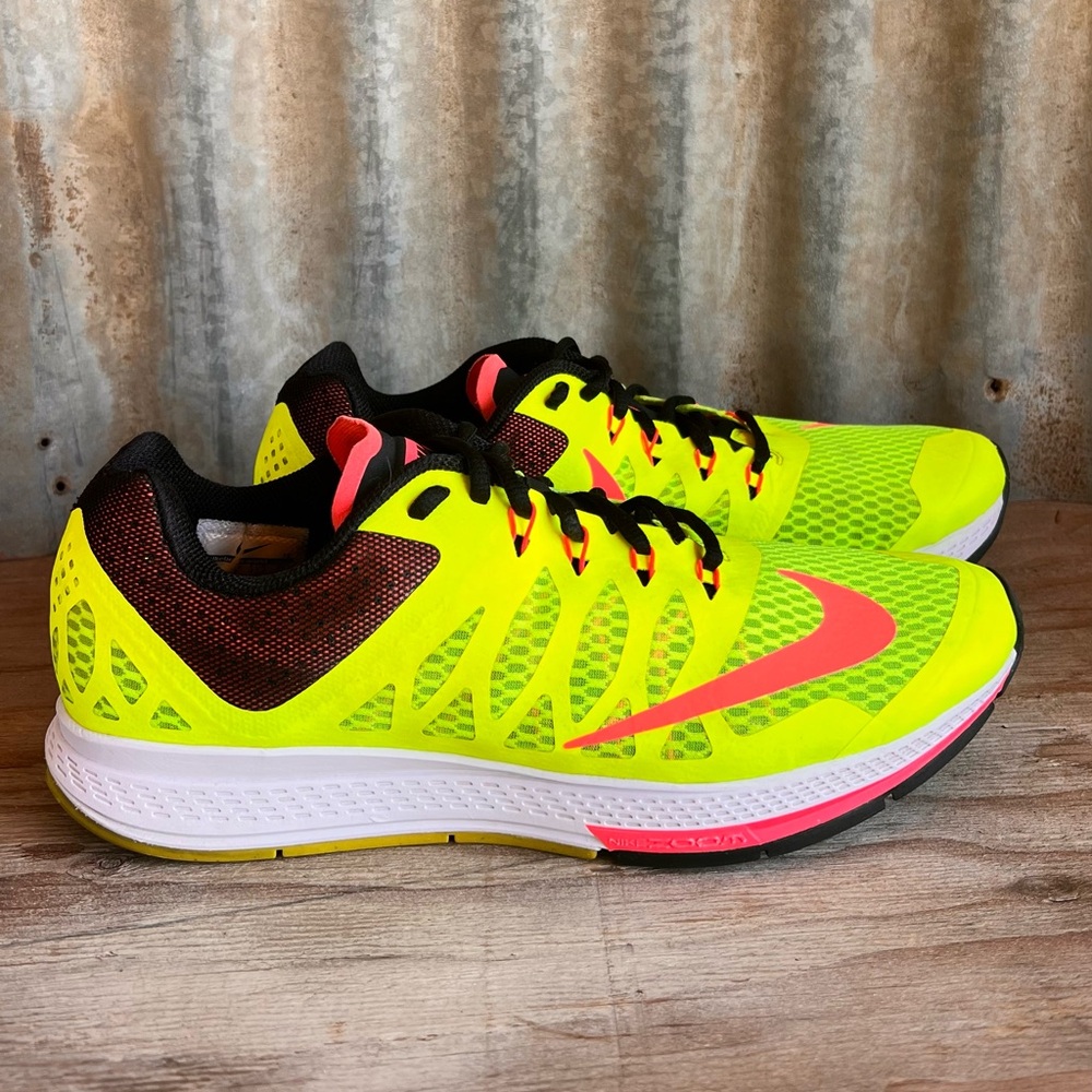 Nike Yellow Athletic Shoes with Mesh Ventilation